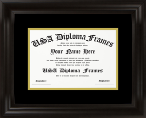 Custom Diploma & Document Frames | USA Diploma Frames