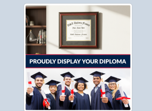 display your diploma banner
