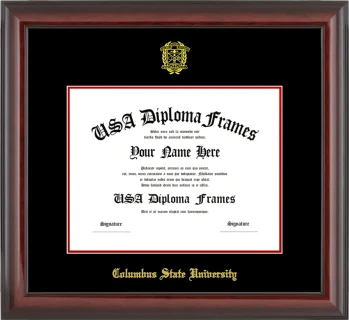 Columbus Bachelors Frame – Cherry Glossy – Black/Red Mat