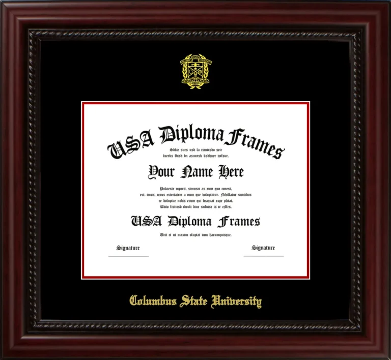 Columbus Bachelors Frame – Cherry Rope – Black/Red Mat