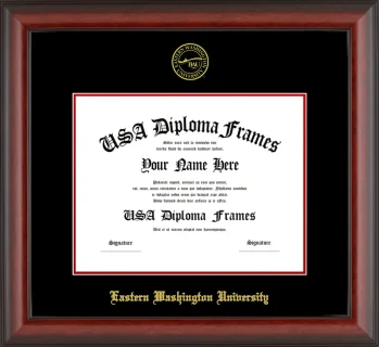 EWU Bachelors Frame – Cherry Matte – Black/Red Mat