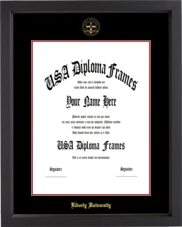 Liberty Masters Frame – Black Matte – Black/Red Mat