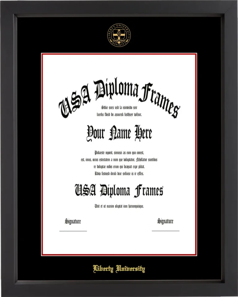 Liberty Masters Frame – Black Matte – Black/Red Mat