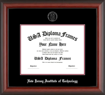 NJIT Bachelors Frame – Cherry Matte – Black/Crimson Mat