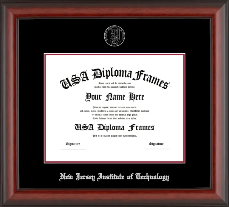 NJIT Bachelors Frame – Cherry Matte – Black/Crimson Mat