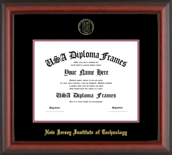 NJIT Bachelors Frame – Cherry Matte – Black/Crimson Mat