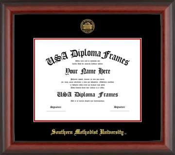 SMU Bachelors Frame – Cherry Matte – Black/Red Mat
