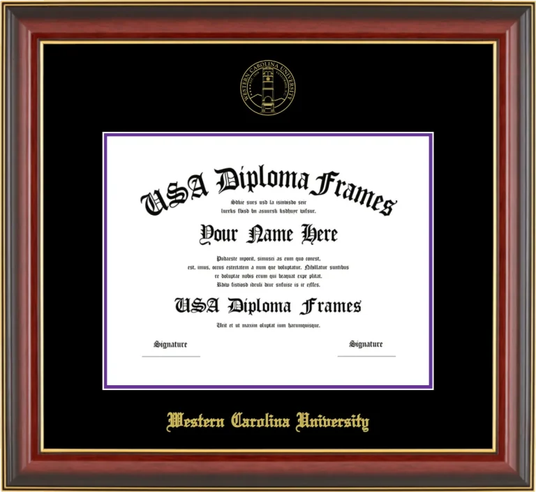 Bachelors Frame – Cherry Gold Trim – Black/Purple Mat