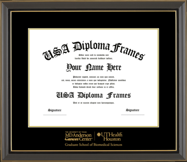 University of Texas HSC – GSBS Diploma Frame Starting at $149