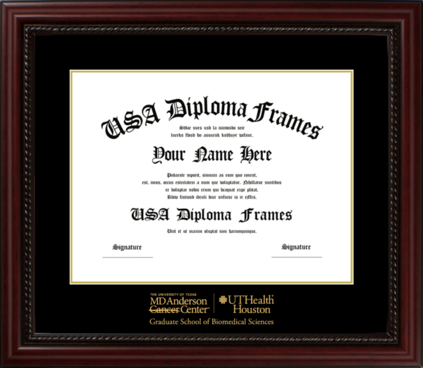University of Texas HSC – GSBS Diploma Frame Starting at $159