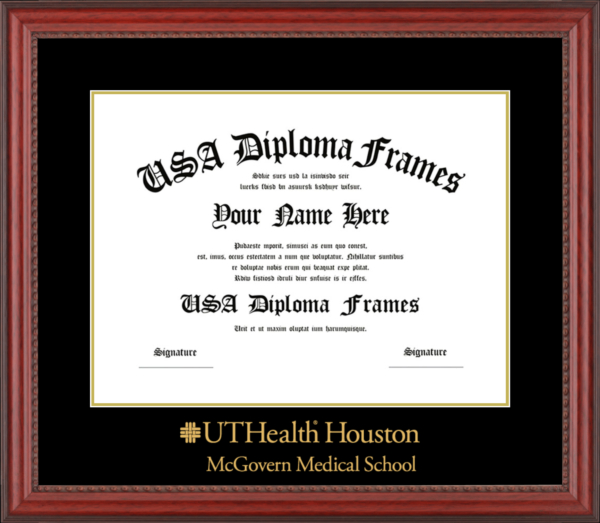 McGovern Medical School Diploma Frame Starting at $149