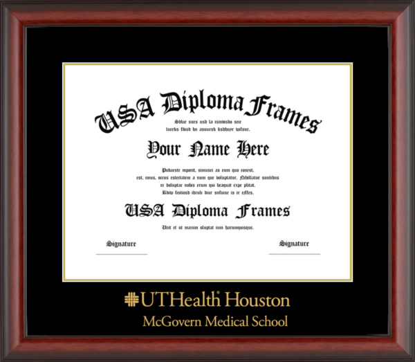 McGovern Medical School Diploma Frame Starting at $139