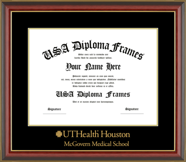 McGovern Medical School Diploma Frame Starting at $149